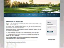 Tablet Screenshot of golfteori.se